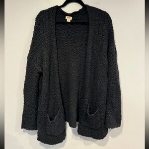 Black Mossimo popcorn oversized cardigan